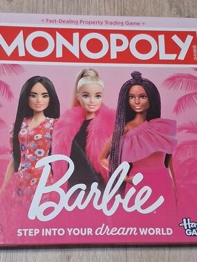 Barbie Pink Multi-Tone Fashion Doll Board Art